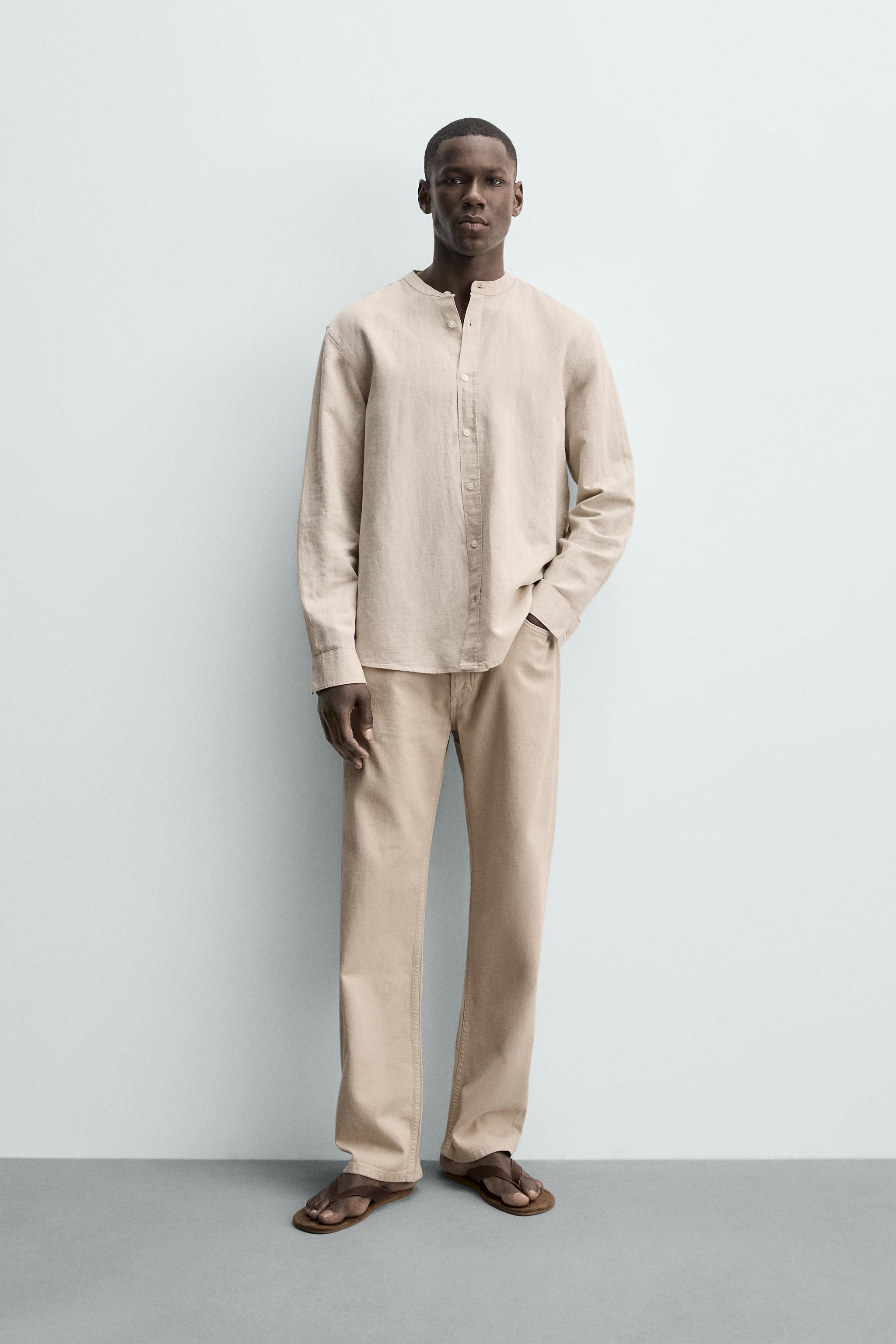 CHEMISE RELAXED FIT LIN - COTON
